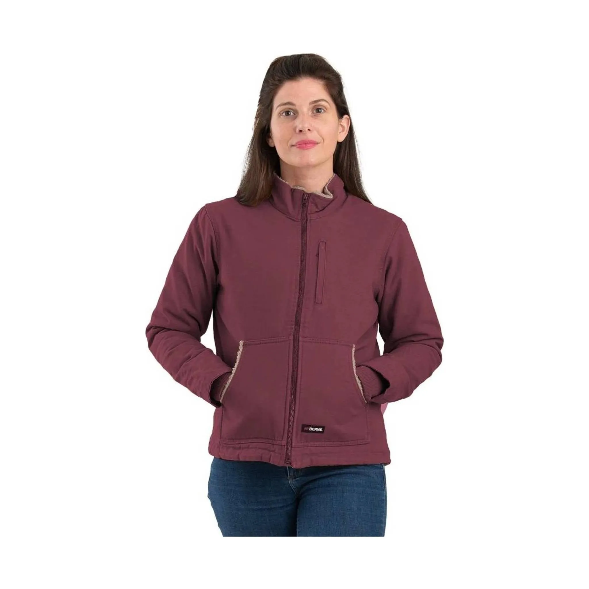 Berne Women's Canyon Lined Jacket - Maroon