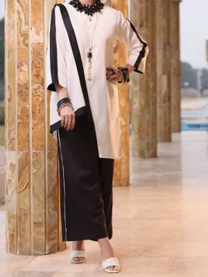 Black & White Lawn 2 Piece Stitched - ALP-2PS-LKS-1069