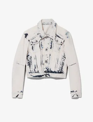 Bleached Cropped Jacket