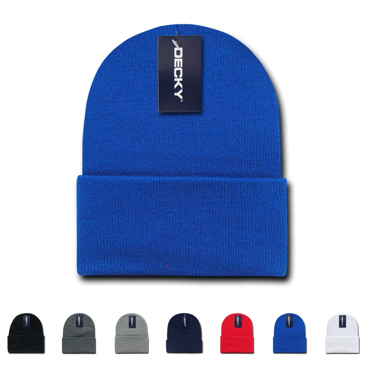Decky 186 - Acrylic Long Beanie, Knit Cap - 186