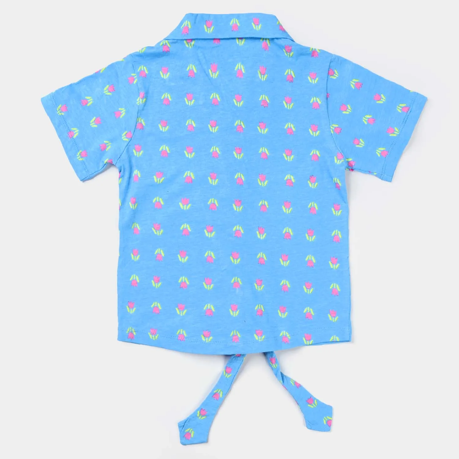 Girls Jersey/Terry 2 Piece Suit Tulip - Blue