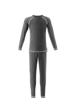 Kids Base Layer Set: Lani Dark Gray