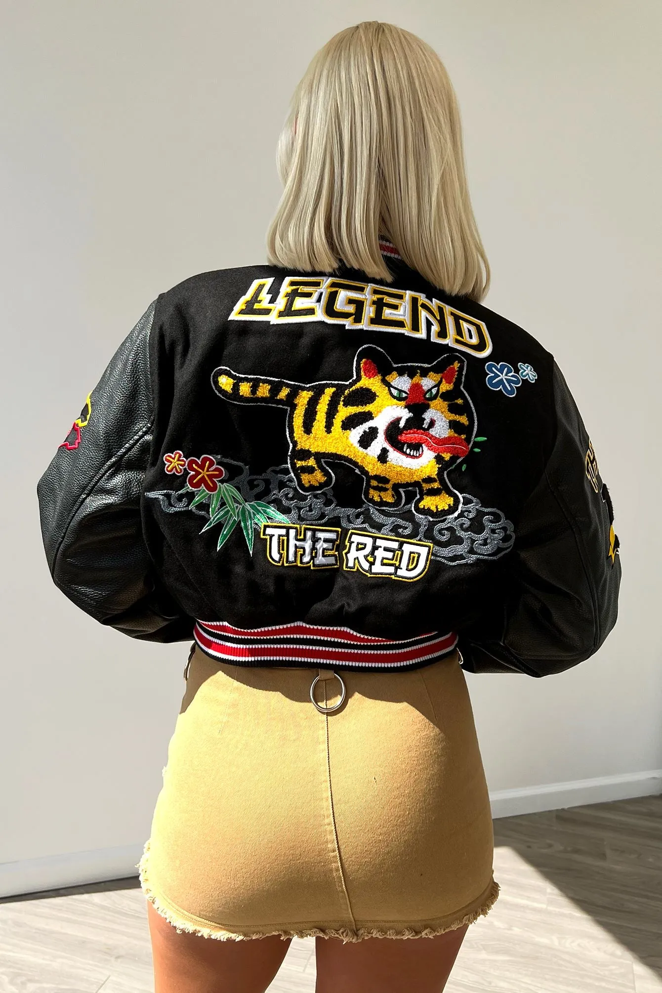 Legend Cropped Varsity Jacket