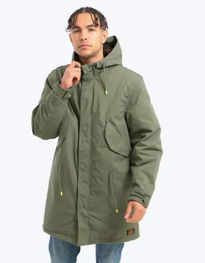 Levi's Skateboarding Fish Tail Parka Jacket - Olive Night