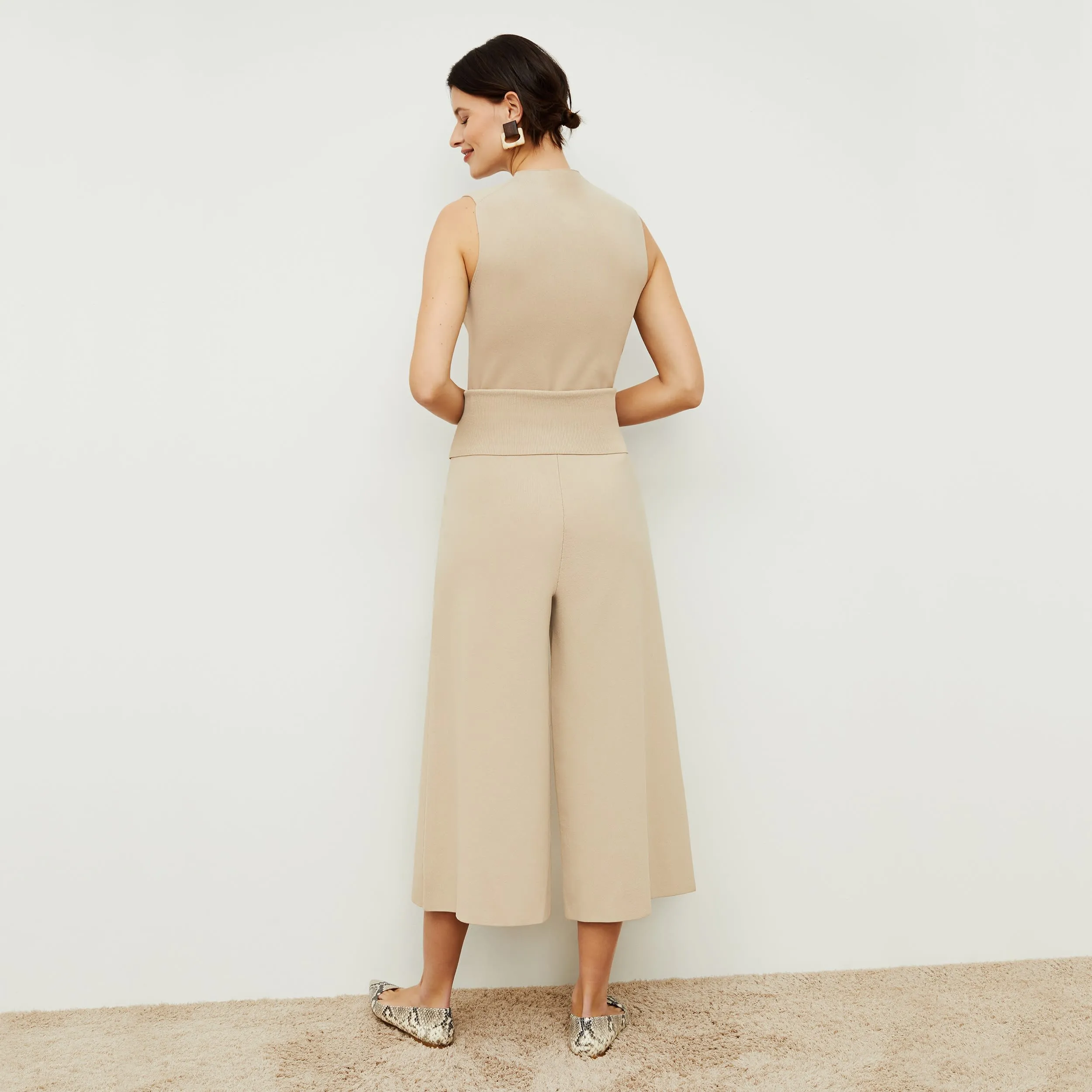 Rogala Stretch Culotte - Jardigan Knit :: Latte