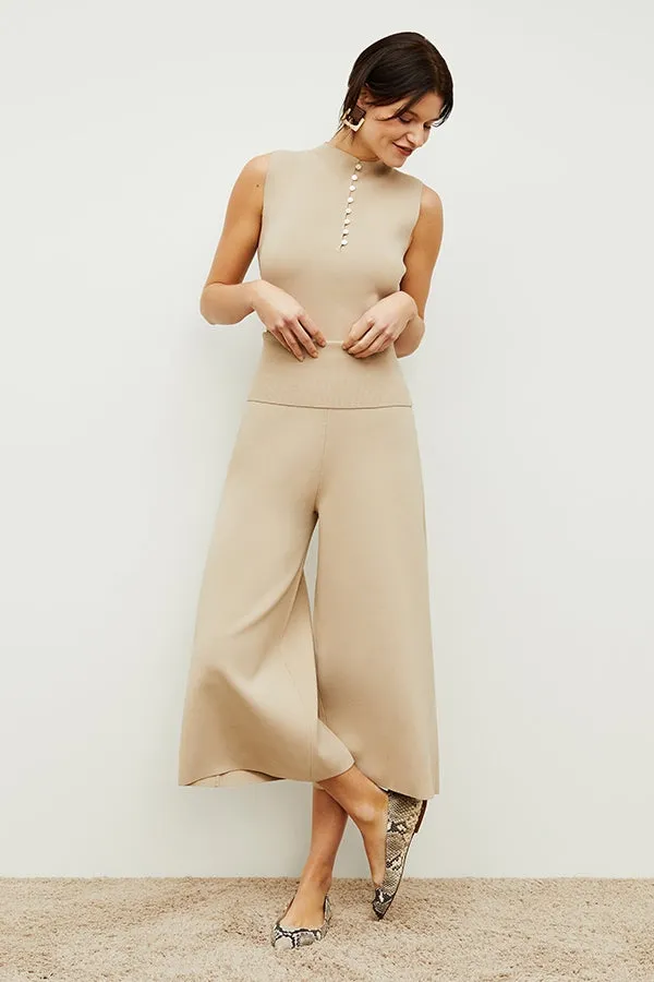 Rogala Stretch Culotte - Jardigan Knit :: Latte