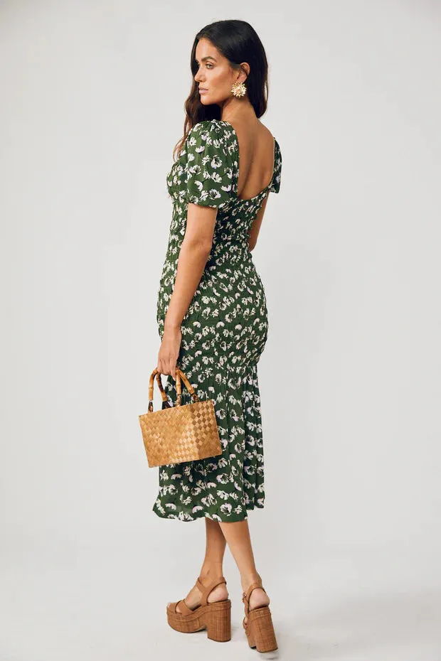 Rue Stiic Isabella Maxi Smock Dress in Garden Bloom - Final Sale