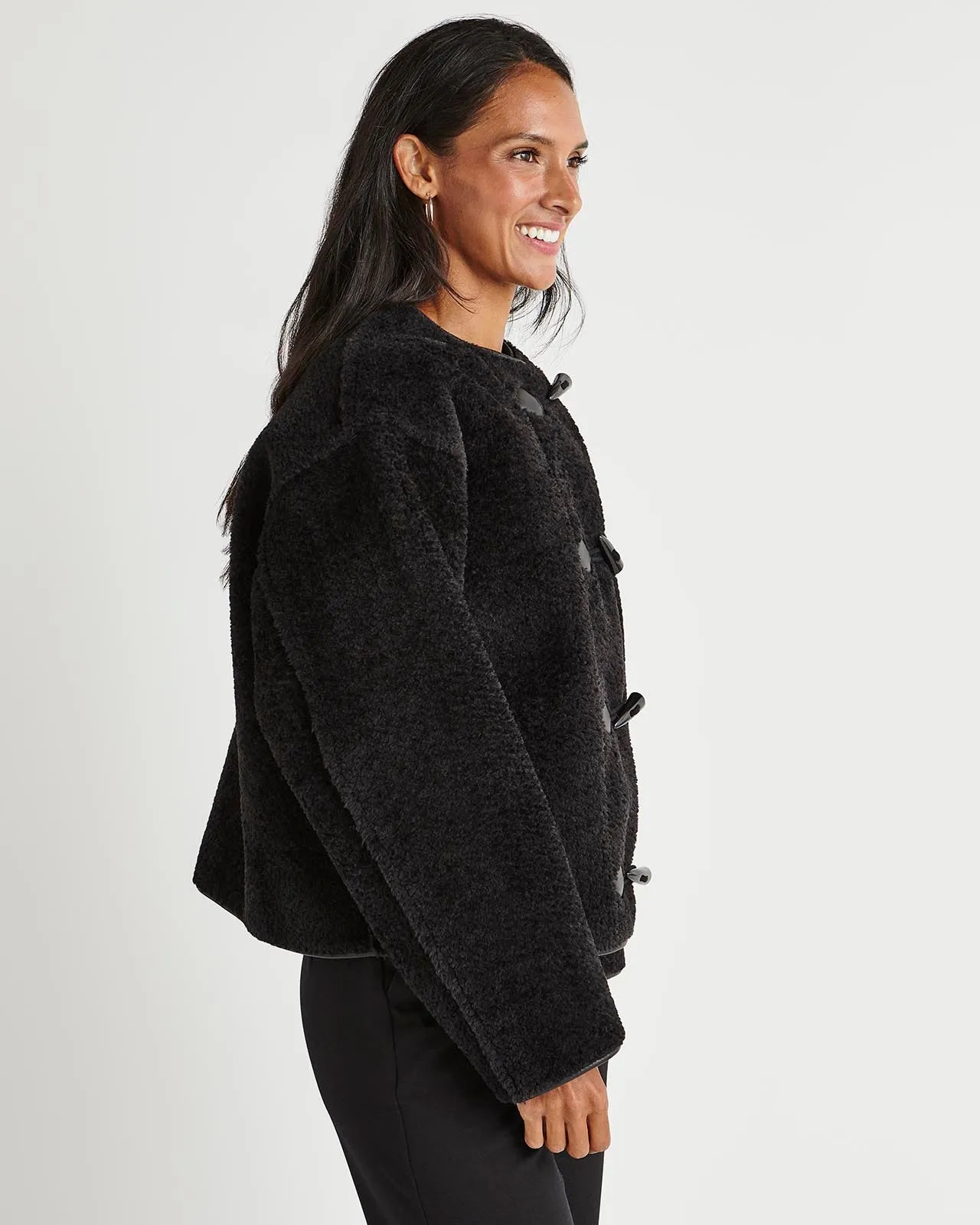 Splendid x Cella Jane Reversible Sherpa Coat