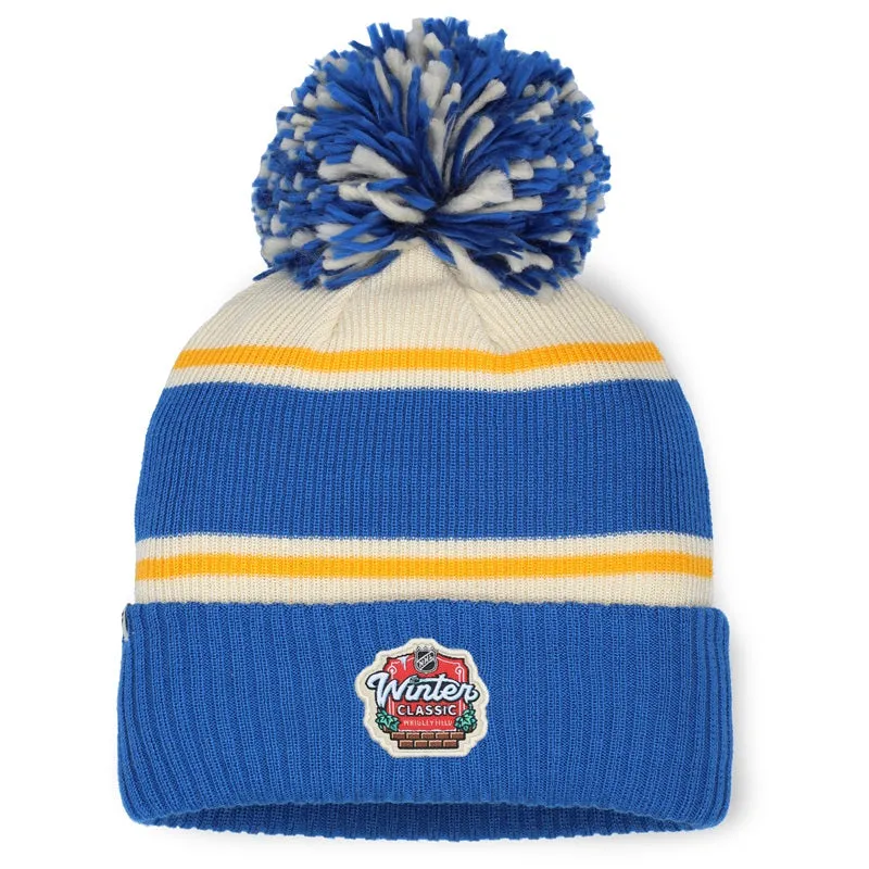 ST. LOUIS BLUES FANATICS WINTER CLASSIC PATCH POM KNIT - MULTI