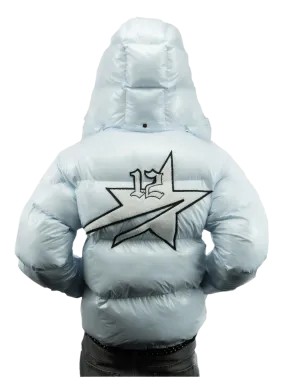 StarBoy Puffer Jacket Baby Blue