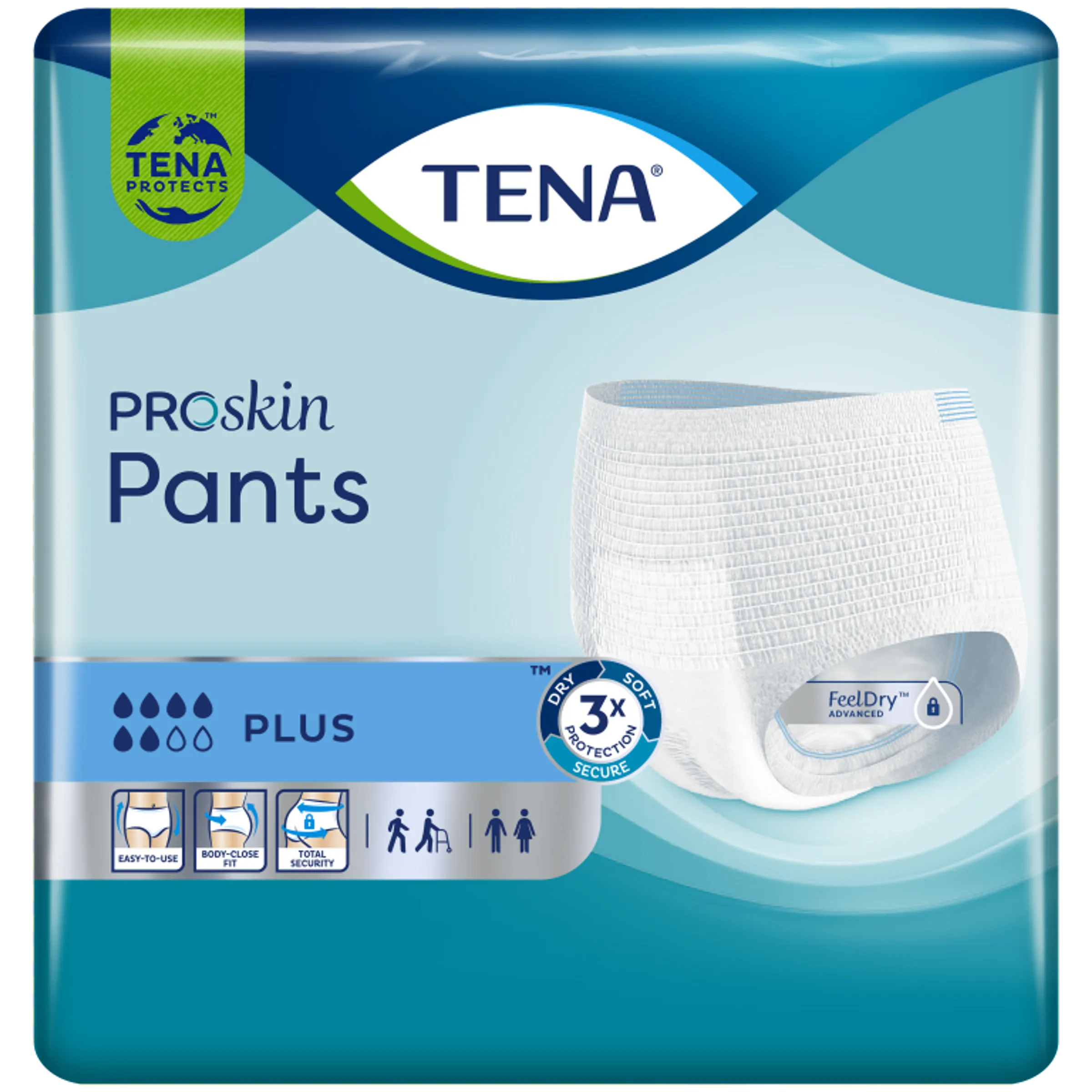 Tena Proskin Pants Plus XL | Comfortabele incontinentiebroekjes voor dag en nacht