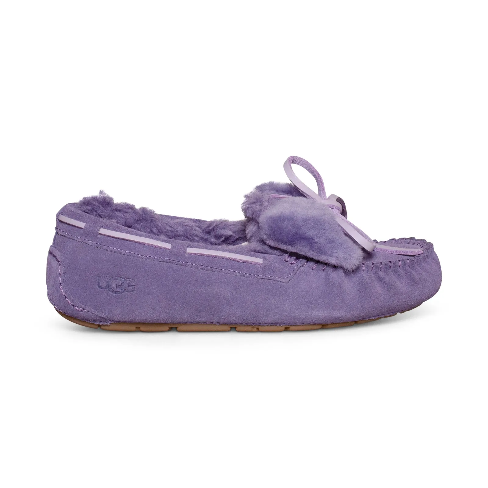 UGG Dakota Double Bow Lilac Mauve Slippers - Women's