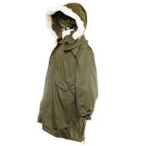 US ARMY FISHTAIL PARKA COMPLETE 1960'S MEDIUM REGULAR W LINER DEADSTOCK