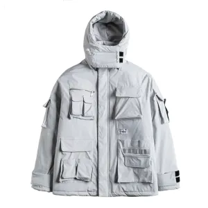 WLS Removable Multi Pockets Winter Coat