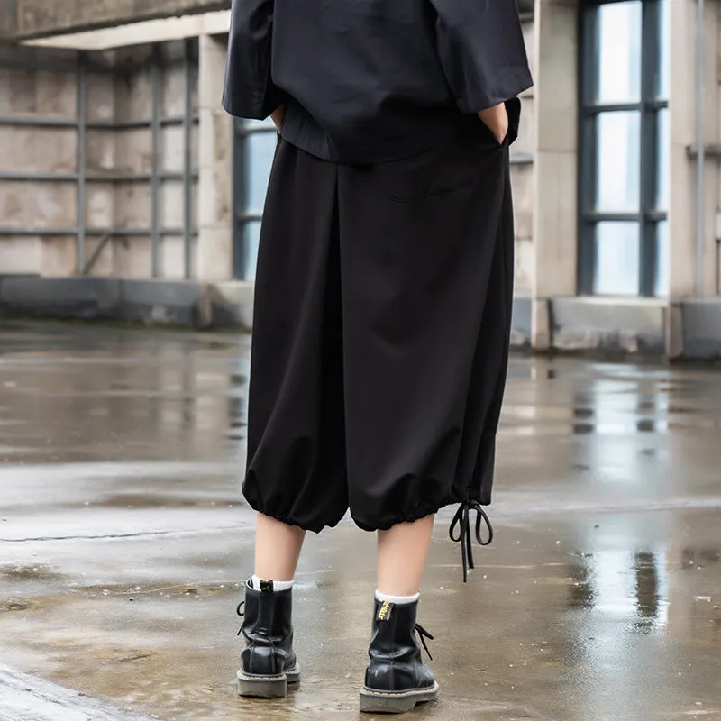 Women Dark Loose Culottes