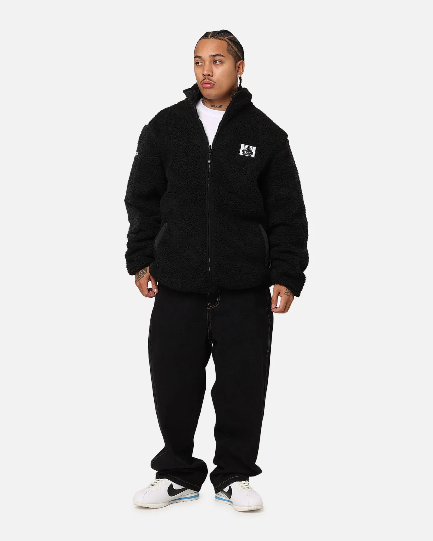 X-Large Fire Dice Reversible Sherpa Jacket Black